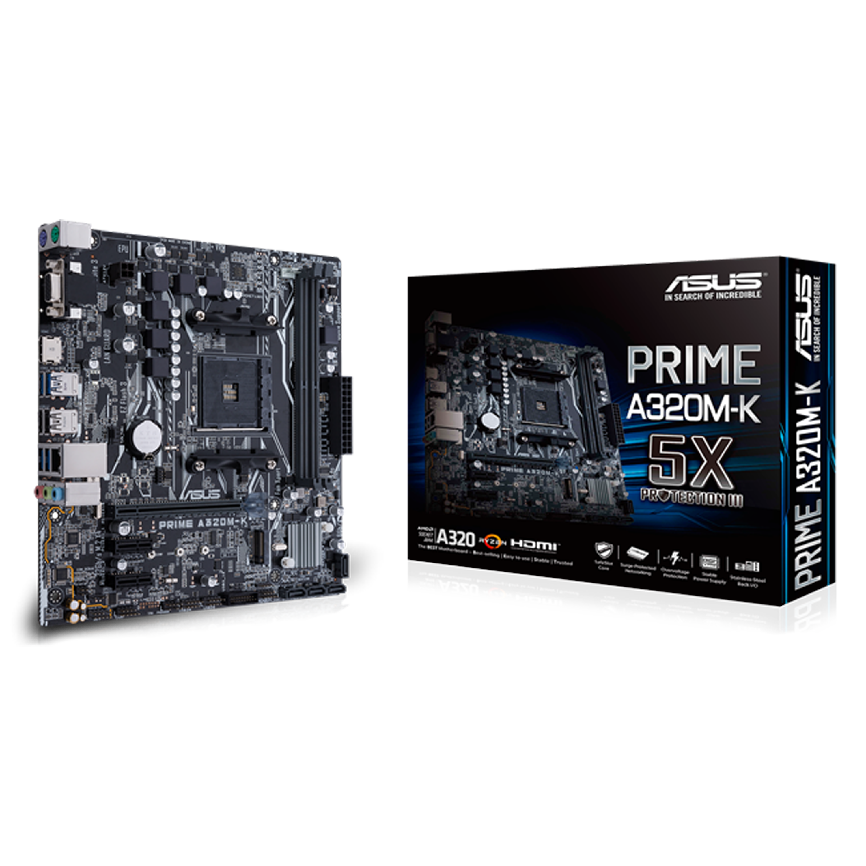 ASUS PRIME A320M-K AMD 3000 SERIES