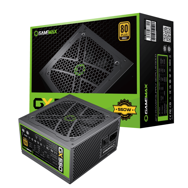 Fuente Gamemax 550W-80+ gold 2